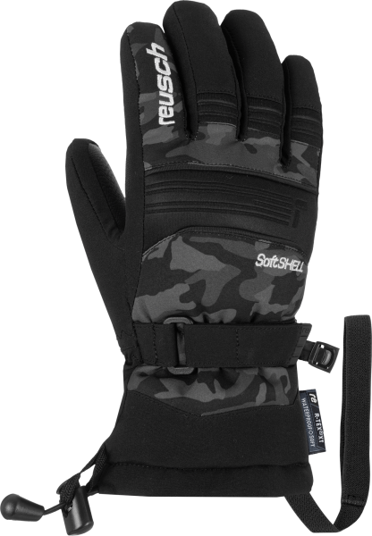 Reusch Kondor R-TEX® XT Junior 6361218 5570 black grey front